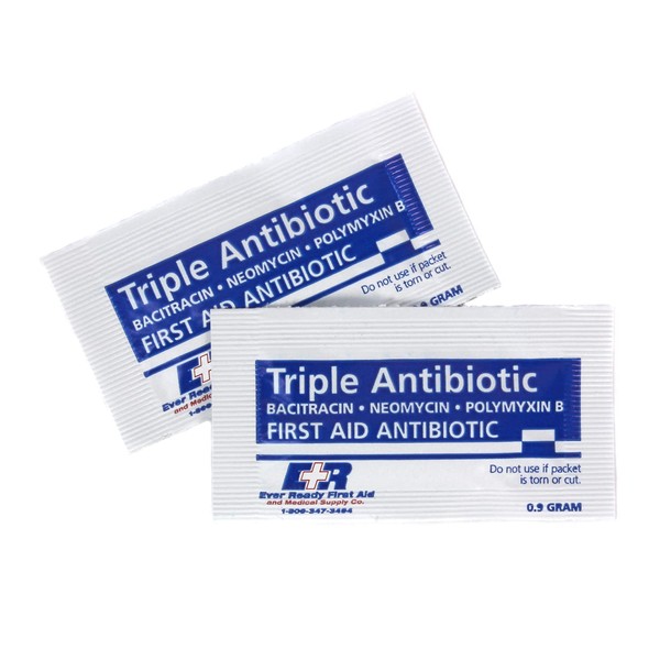 Ever Ready First Aid Triple Antibiotic Ointment .9gr Packets - 144 Count