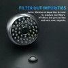 YVZUL High Pressure Shower Head3 Inch Anti-clog Anti-leak Fixed Chrome