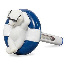Pool Stick Thermometer Animal Design Polar Bear with Glasses Fun Floating