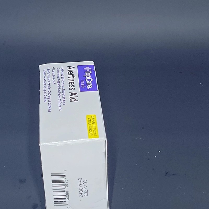 Topcare Health Alertness Aid Caffeine, 200 Mg03/202740t