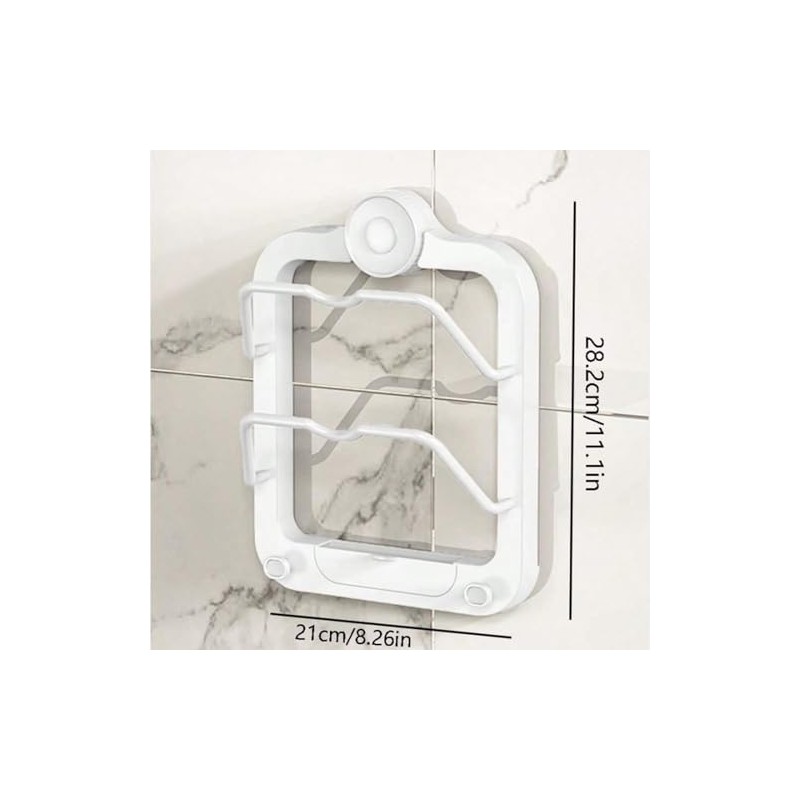 Cabinet Door Pot Lid Holder, Wall Mounted Pot Lid Rack,