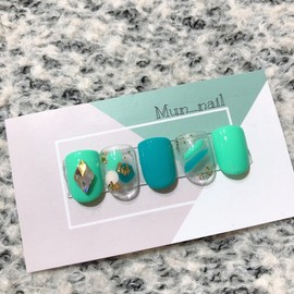 MunNail Mermaid Nail ✨ - Mediaval / MunNail 인어 네일 ✨ - 미디오벌