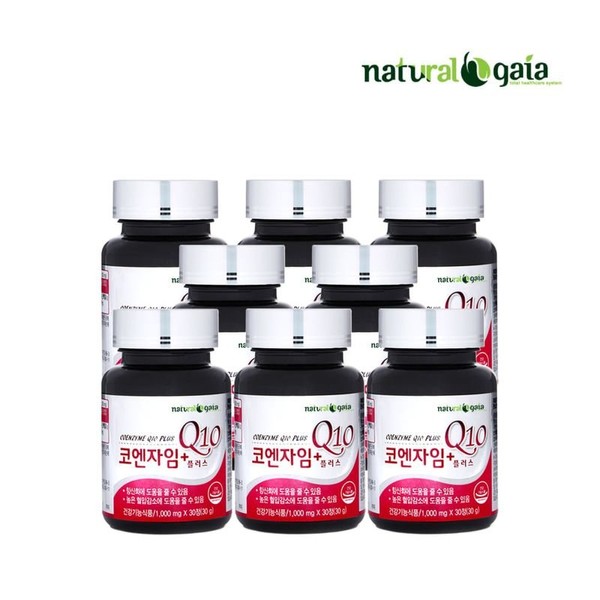 Natural Gaia Coenzyme Q10 Plus 8 months supply, single option / 내츄럴가이아 코엔자임 Q10 플러스 8개월분, 단일옵션