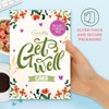 Decorably Pink and Gold Foiled 5x8in Individual Get Well Card