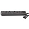 PRO ELEC PEL01206 IEC C14 Plug to 4-Gang mains Extension