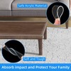 Clear Edge Protector Strip, 0.8in x 9.84FT, Sharp Edge Wrap