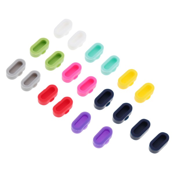GRIRIW 20pcs Watch Charge Port Cover Dust Plugs for Easy