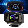 Car HUD Display OBD2 GPS Slope Meter Multifunction Overspeed Alarm