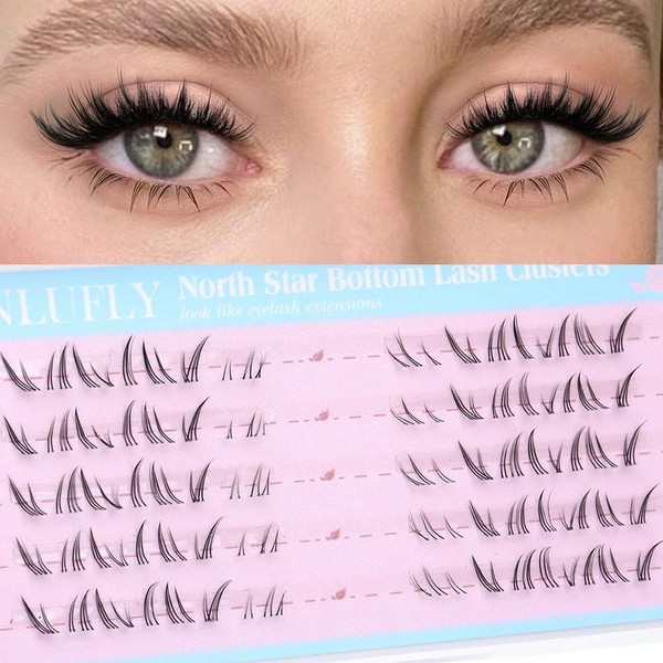 zanlufly Lash Clusters KIt D Curly Lash Extension Kit Volume
