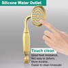 Brass Shower Slide Bar with Handheld Shower Head, Adjustable Height