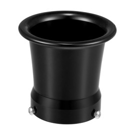 X AUTOHAUX 50mm Velocity Stack Motorcycle Velocity Stack Aluminum Alloy Black