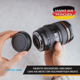 Lens-Aid Rear Lens Cap for Canon FD Lens with FD Mount Bayonet