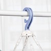 Ldirect 32 Clip Folding Clothes Hanger Multifunctional Windproof Hanger Socks