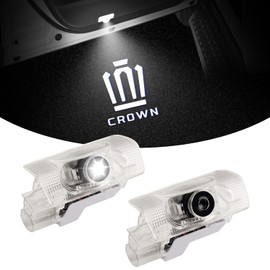 GIMUYA Toyota Crown Courtesy Lamp LED Courtesy Light with Laser Logo CROWN TZSH35/AZSH 35 Type 16th Generation September 2022 - Present Door Welcome Light Exclusive Design Genuine Replacement High