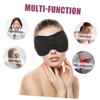 Beavorty 2pcs Memory Foam Mask Eye Blindfold Comfortable Eye Cover