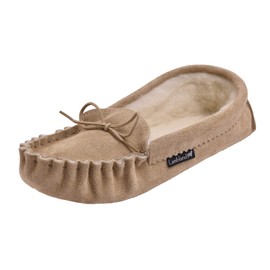 Lambland Women's Sheepskin Suede Wool British Made Soft Sole Moccasin Slippers Indoor Moccasins (uk_footwear_size_system, adult, women, numeric, medium, numeric_7)
