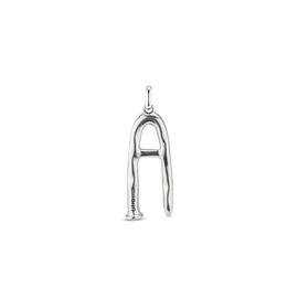 UNOde50 Unisex Silver Plated and/or Gold Inspired by the Iconic Nail Shape Charm, Can Be Combined with Chains of Different Sizes and Volumes, Metal, Without Stone