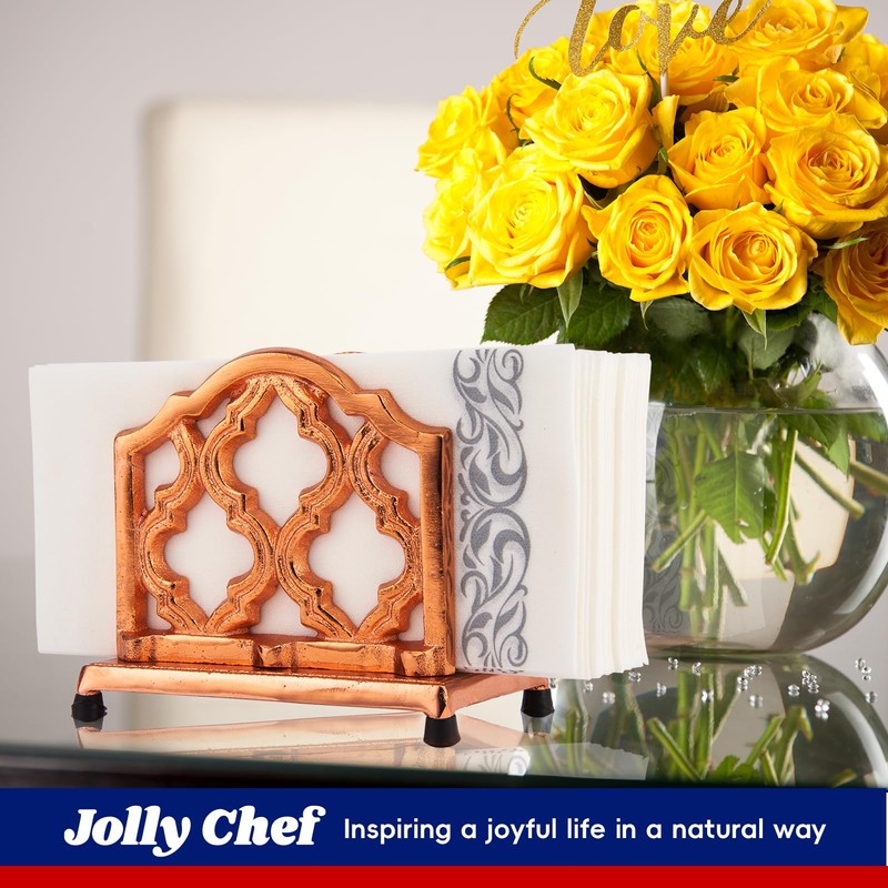 JOLLY CHEF 100 Disposable Hand Towels, Soft and Absorbent Linen