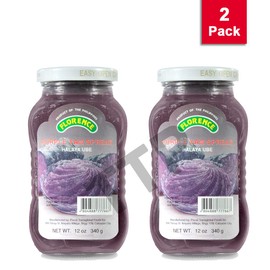 Florence Coconut, Beans and Fruit in Syrup, 2 Packs (Ube Purple Yam)
