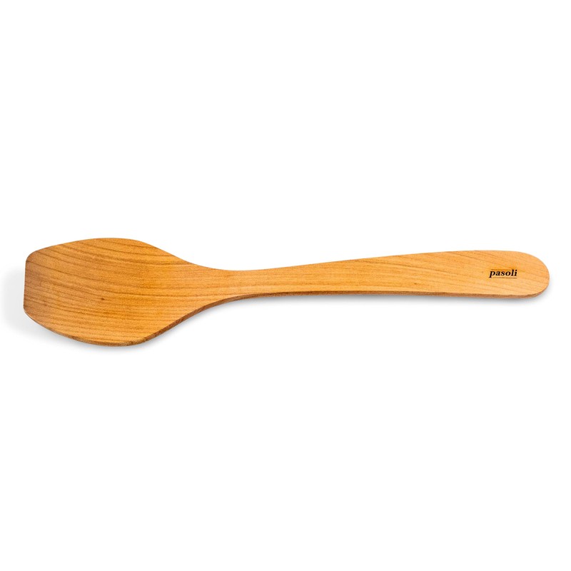 pasoli Wok Turner, Cherry Wood, 37 cm, Anti-Bacterial, Spatula