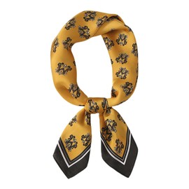 FAIRYGATE Women's Scarf Faux Silk Scarf Silk Scarf Flower Bandana Headscarf Scarf 70 x 70 cm Colourful, 21231