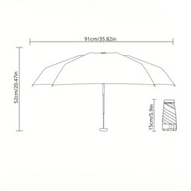 AIMALL Dual-Use Compact Umbrella – UPF50+ Protection, Windproof Design, Portable & Stylish for All Weather Conditions