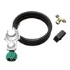 Firman 1810 LPG Tank Hose with 3-Way Fitting, Integrated Regulator,