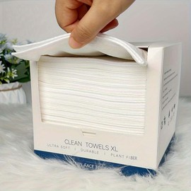 XL Disposable Facial Towels 40 - Piece, 2 - Box Value Pack Unlock a New Skin Sensation!