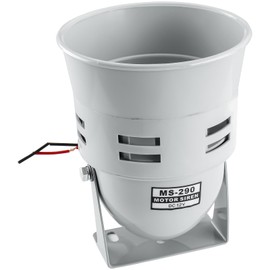 Baomain Motor Siren 110DB 0.5A Sound Alarm Industrial Accessory Grey MS-290 (12, Volts (DC))