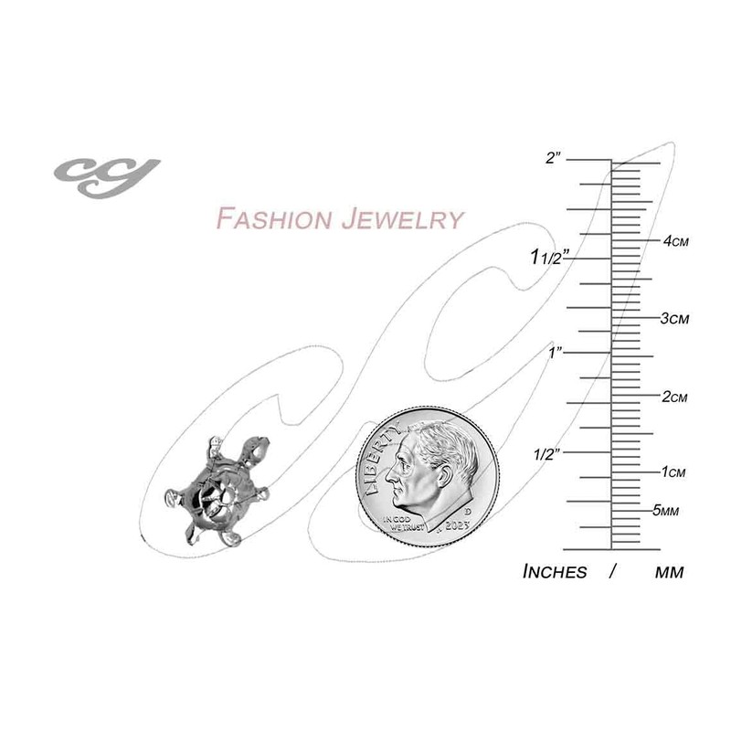 Cape Cod Jewelry-CCJ Turtle Link Chain SilverTone Bracelet 7.5"