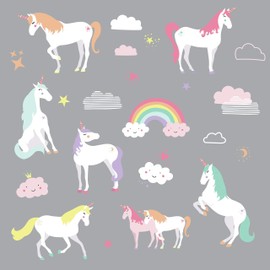 RoomMates Unicorn Magic Peel and Stick Wall Decals