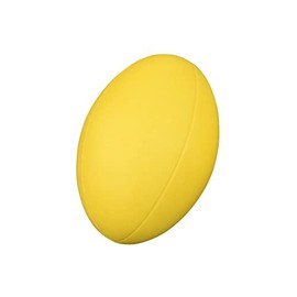 Coated Foam Rugby Ball Yellow
