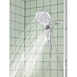 Moen Moen Verso Chrome Rain Shower Head and Detachable Handshower Combination with Infiniti Dial and Magnetix Docking System, 60" Hose, 220C2