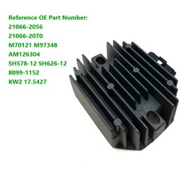 Voltage Regulator Rectifier for Kawasaki 1990-2000 JD 130 160 165 Shindengen SH578-12 SH626-12 Replace M97348 M70121 21066-2056 21066-2070 AM126304 SH578-12 SH626-12 8099-1152 KW2 17.5427