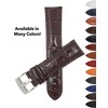 Bandini 18mm Mens Italian Leather Watch Band Strap - Brown