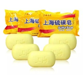 5 ShangHai Sulfur Soap Acne Blemish Anti-Mites Itch Excess Oil