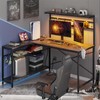 Bestier Gaming Desk (Black Marble, 51 inch)
