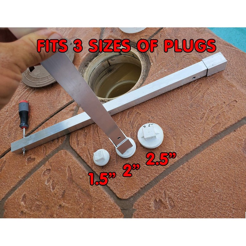 Pool Tool Clean Out Plug Wrench for 1.5 and 2"