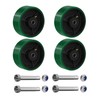 NINOSO 5" x 2" Heavy Duty Caster Wheels, Polyurethane on