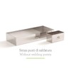 DECORA 0063763 TORTENRING RECHTECKIG AUS Edelstahl 26X11X4,5H cm