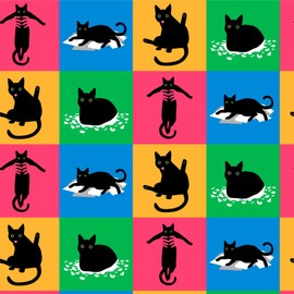 GRAPHICS & MORE Black Cat Fun Premium Roll Gift Wrap Wrapping Paper