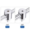 sourcing map 1/4" and 3/8" Drive Sliding Wrench Breaker Bar