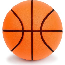 HUALEI-V 2025 New Silent Basketball Size 7 Upgrade Dribble Dream Silent Basket Ball,Dribbling Indoor Soft No Noise Foam Basketball 24cm Indoor Training Ball for Kids.