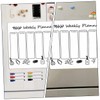 NUOBESTY 1set Magnetic Weekly Planner Board Dry Erase Refrigerator Schedule
