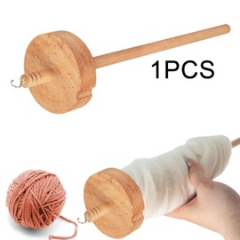 ａ aternee Top Whorl Yarn Spinner, Drop Spindle Yarn Winder, Portable Easy to Use Hand SpinnerTop Whorl Yarn Spinner for Woven Pom Pom's