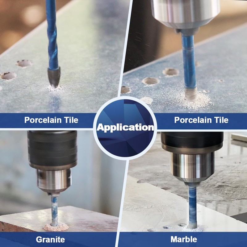 Diamond Drill Bit - BRSCHNITT 10pcs Masonry Drill Bits Set