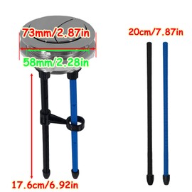 58mm Toilet Push Button,Toilet Button Dual Push,Flushing Toilet Button Toilet Tank Button Adjustable Toilet Water Tank Button Replacement with Thread Diameter