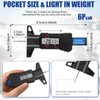 Frienda 6 Pieces Tire Tread Depth Gauge Tool Digital LCD