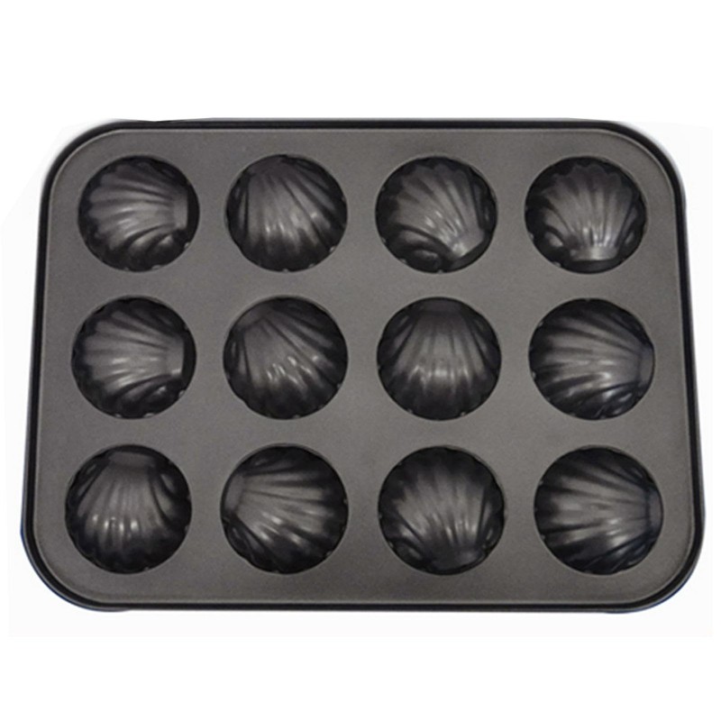 Mini Muffin Pan, 12 Cup Nonstick Carbon Steel Baking Tray,