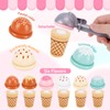 Wooden Ice Cream Toys for Toddlers 3-5, Kids Wooden Toys